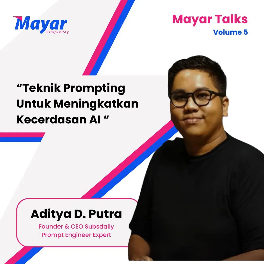 Aditya D. Putra discussing techniques to improve AI intelligence
